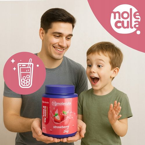 Molecula - KULKI do BUBBLE TEA - 2kg - MOLEKULARNY KAWIOR - TRUSKAWKA na Arena.pl