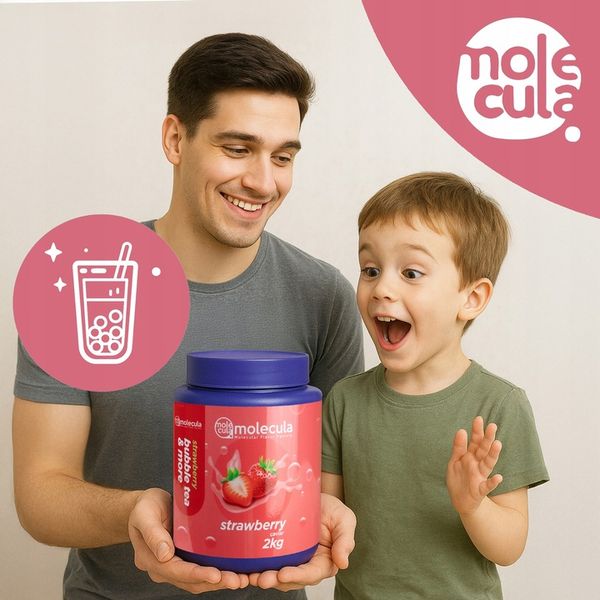 Molecula - KULKI do BUBBLE TEA - 2kg - MOLEKULARNY KAWIOR - TRUSKAWKA zdjęcie 12