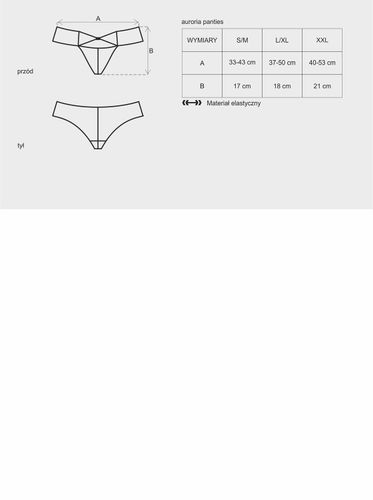 bielizna auroria figi  s/m na Arena.pl