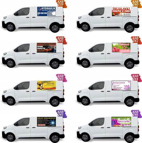 Reklama Naklejka na samochód 0,5 m2 FIRMA BUDOWLANA REMONTOWA na Arena.pl