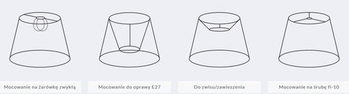 Abażur retro do lamp podłogowych od producenta XL. na Arena.pl