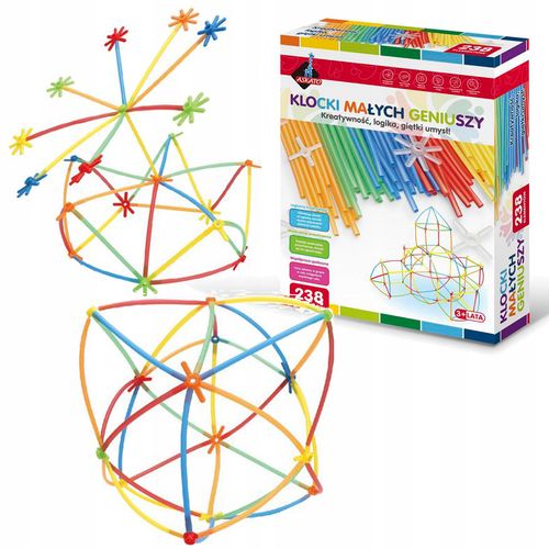 Klocki słomki MIDI 238 elementów 112480 Askato na Arena.pl