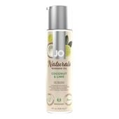 system jo   naturals massage oil coconut & lime 120 ml