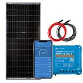ZESTAW SOLARNY MONOKRYSTALICZNY KAMPER 190W 12V REGULATOR MPPT BT