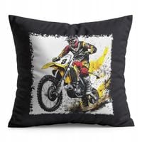 PODUSZKA CZARNA PREZENT - MOTOR MOTOCYKL MOTOCROSS