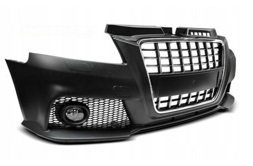 Nowy ZDERZAK + Halogeny Do AUDI A3 8P Od 2008 Do 2012 Roku CHROME BLACK na Arena.pl