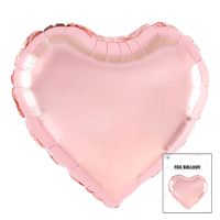 BALON FOLIOWY SERCE ROSE GOLD DEKORACJA URODZINOWA NA PRZYJĘCIE 3D