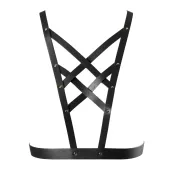 bijoux indiscrets maze net cleavage harness black - regulowana uprząż