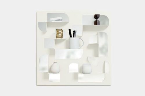 Lustro/półka Bend białe na Arena.pl