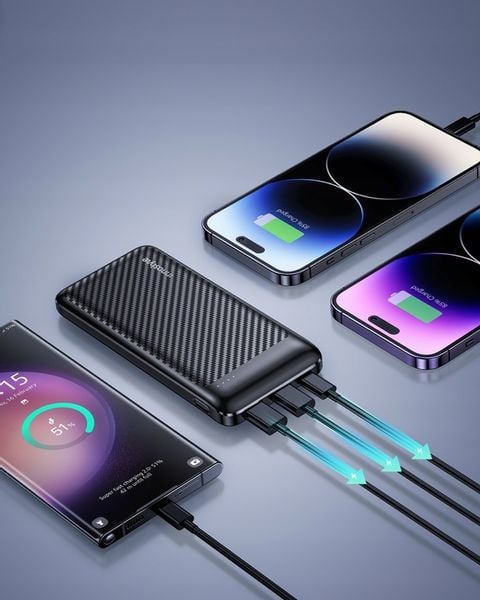 INNOSTYLE POWERSMART+ POWERBANK 10000MAH 3X USB USB-C 20W Z KABLEM USB-C zdjęcie 9