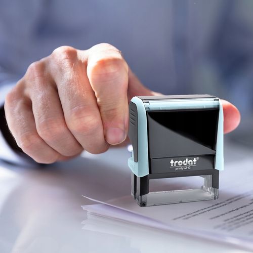 PIECZĄTKA TRODAT 4913 DO 8 LINII FIRMOWA IMIENNA BIUROWA PROJEKT + GUMKA na Arena.pl