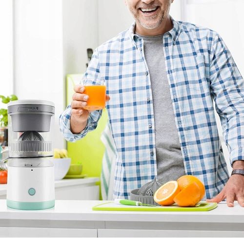 ELEKTRYCZNA WYCISKARKA DO OWOCÓW, PRZENOŚNY SOKOWIRÓWKA DO POMARAŃCZY USB na Arena.pl