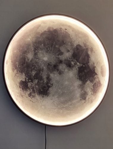 Plafon Lampa Led Księżyc 40 cm - Moon 3D - pilot na Arena.pl