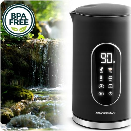 CZAJNIK ELEKTRYCZNY REGULACJA TEMPERATURY 2200W PANEL DOTYKOWY 1,7L BERDSEN na Arena.pl
