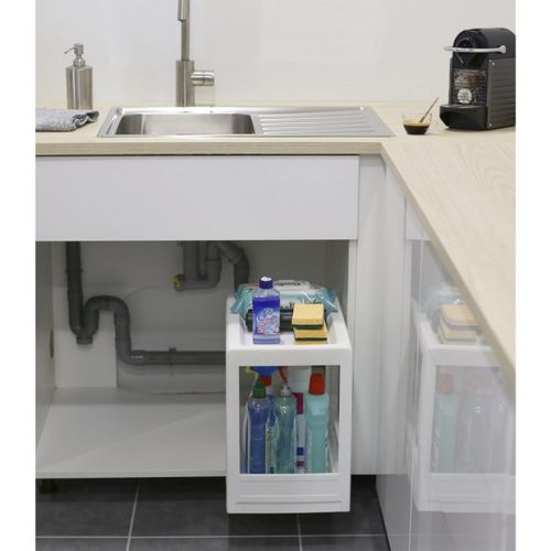 Mobilna półka do szafki biała na Arena.pl