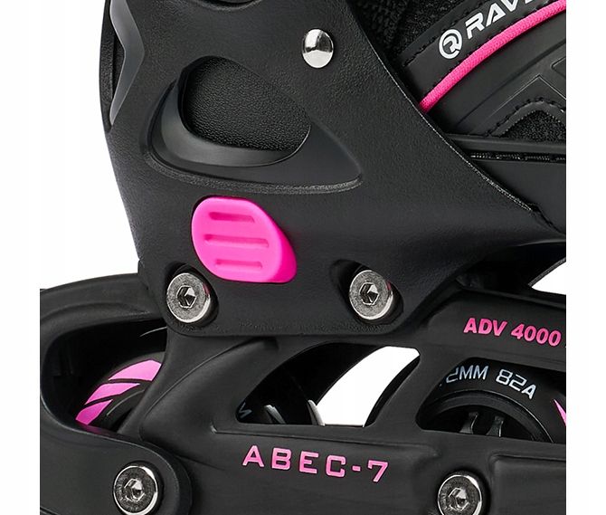 Rolki Regulowane RAVEN Pulse Black/Fuchsia 37-40 zdjęcie 3