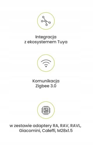 INTELIGENTNA GŁOWICA TERMOSTATYCZNA | Tuya ZigBee | GISE na Arena.pl