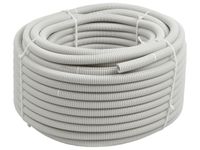 RURA PESZEL KARBOWANA 25mm SZARA Z PILOTEM 50M