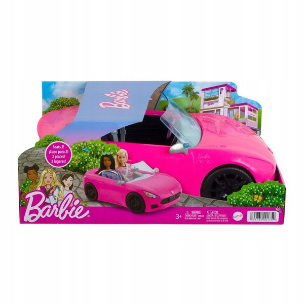 BARBIE AUTO RÓŻOWY KABRIOLET SAMOCHÓD DLA LALEK zdjęcie 5