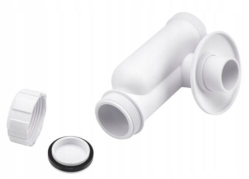 ODPŁYW PRZYŚCIENNY SYFON UMYWALKOWY OSZCZĘDZAJĄCY MIEJSCE SOLIDNY MCALPINE na Arena.pl