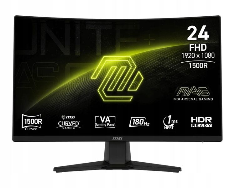 Monitor LED 24" MSI MAG 242C zdjęcie 1