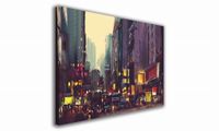OBRAZ NA PŁÓTNIE 064 Miejskie światła 30x20cm