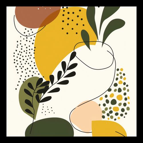 Plakat 20x20cm Botaniczne Impresje na Arena.pl