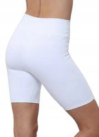 KOLARKI LEGINSY GETRY BIAŁE SPORT wysoki stan M/L