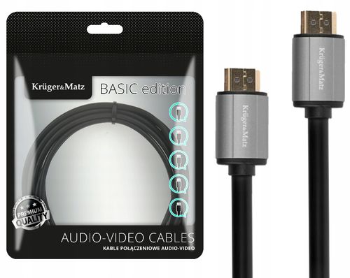Kabel HDMI - HDMI 2.0 10m UHD 4K Kruger&Matz na Arena.pl