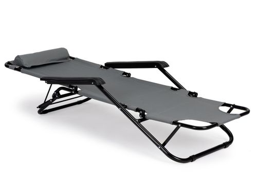 Leżak ogrodowy z zagłówkiem na Arena.pl