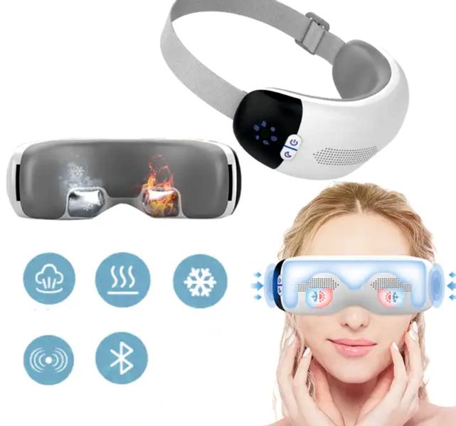 Masażer do oczu grzejący i chłodzący do masażu okolic oczu skroni twar zdjęcie 3