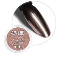 Pyłek lustrzany efekt do zdobień paznokci Glass Effect AlleLac Brown Nr 10