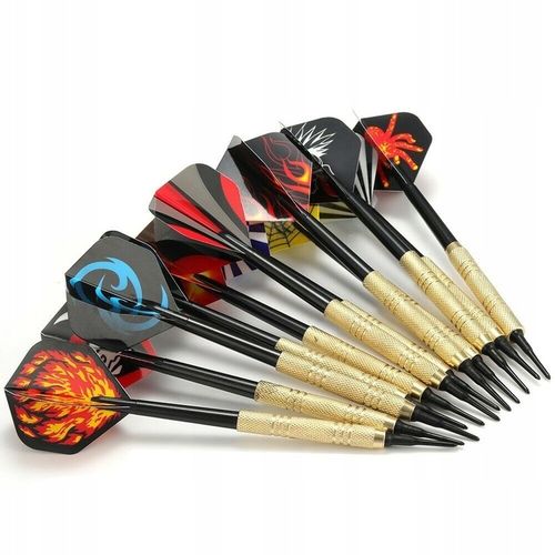 Zestaw 12 RZUTEK DART 100 grotów 42 piórka ET03 na Arena.pl