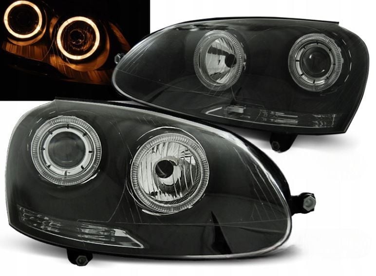 LAMPY REFLEKTORY DEPO Do VW GOLF V 5 Od 2003 Do 2009 Rok RINGI zdjęcie 1