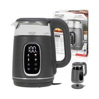 Czajnik elektryczny Adler PowerKettle 1305GS 2200 W 1,7 l czarny