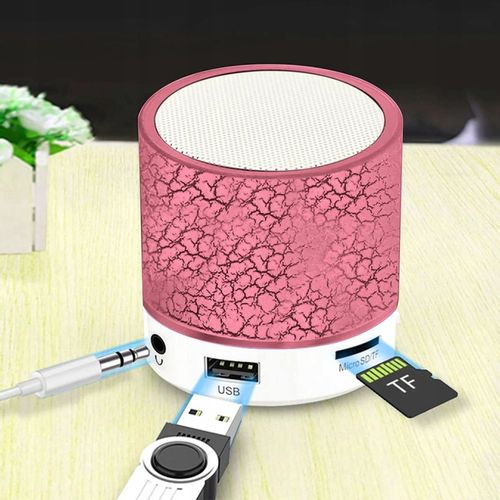 GŁOŚNIK BEZPRZEWODOWY PRZENOŚNY BLUETOOTH LED na Arena.pl