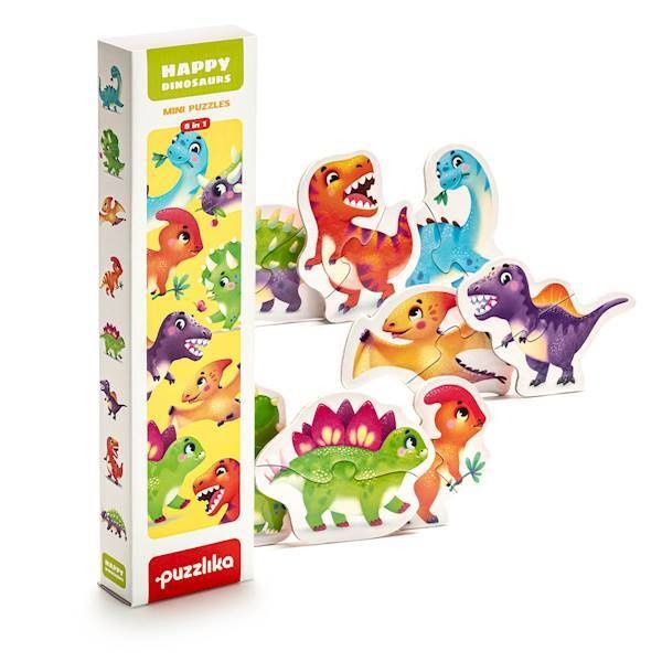Edukacyjne Puzzle Dinozaury 16 Elem. Cubika 15252 zdjęcie 5