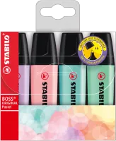 Zakreślacze Boss Original, pastelowe (4 sztuki)