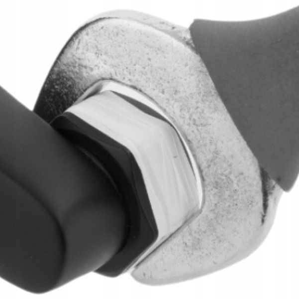 Bateria wannowa ścienna czarna z deszczownicą słuchawką i wężem YOKA HOME zdjęcie 8