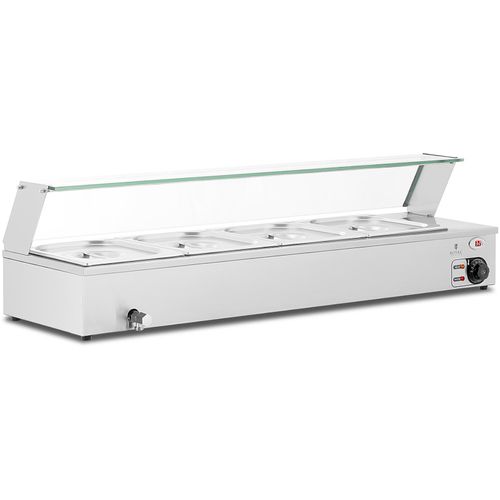 Bemar podgrzewacz do potraw bufet grzewczy z osłoną 4 x GN 1/2 2000 W na Arena.pl