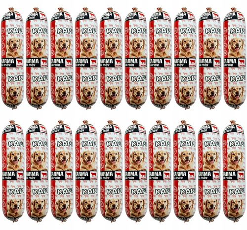 20x0,9KG Karma dla psa batony wołowe KAPI PREMIUM 95% mięsa na Arena.pl