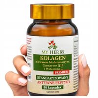 KOLAGEN + KWAS HIALURONOWY + KOENZYM Q10 + WITAMINA C PIĘKNA SKÓRA WŁOSY