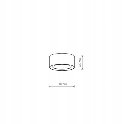 FLEA BIAŁY OPRAWA SUFITOWA SPOT NT 1X GX53/ 12W IP20 STAL LAKIEROWANA na Arena.pl