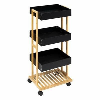 Wózek do łazienki Natureo naturalny zdjęcie 1