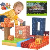 ZESTAW 100 PCS KLOCKÓW BOGATE KOMPONENTY SILNY MAGNETYZM