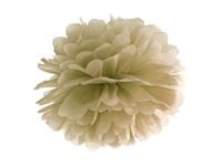 Pompon bibułowy złoty 25cm