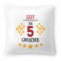 Dla Szefa Poduszka Na Urodziny Na Prezent Z Nadrukiem Ze Zdjęciem