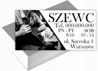 Wizytówki firmowe 200 szt DUŻO WZORÓW do wyboru SZEWC