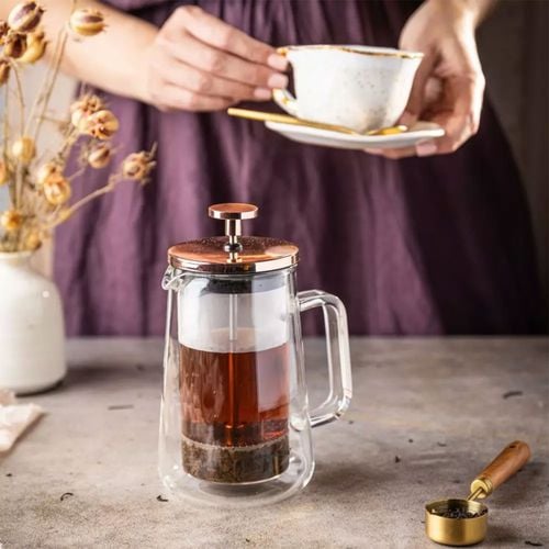 zaparzacz tłokowy do kawy/herbaty termiczny 350ml klausberg kb-7723 na Arena.pl