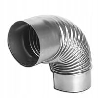 KOLANO DO PIECA DYMNE KOMINOWE FI 120 MM 90 STOPNI